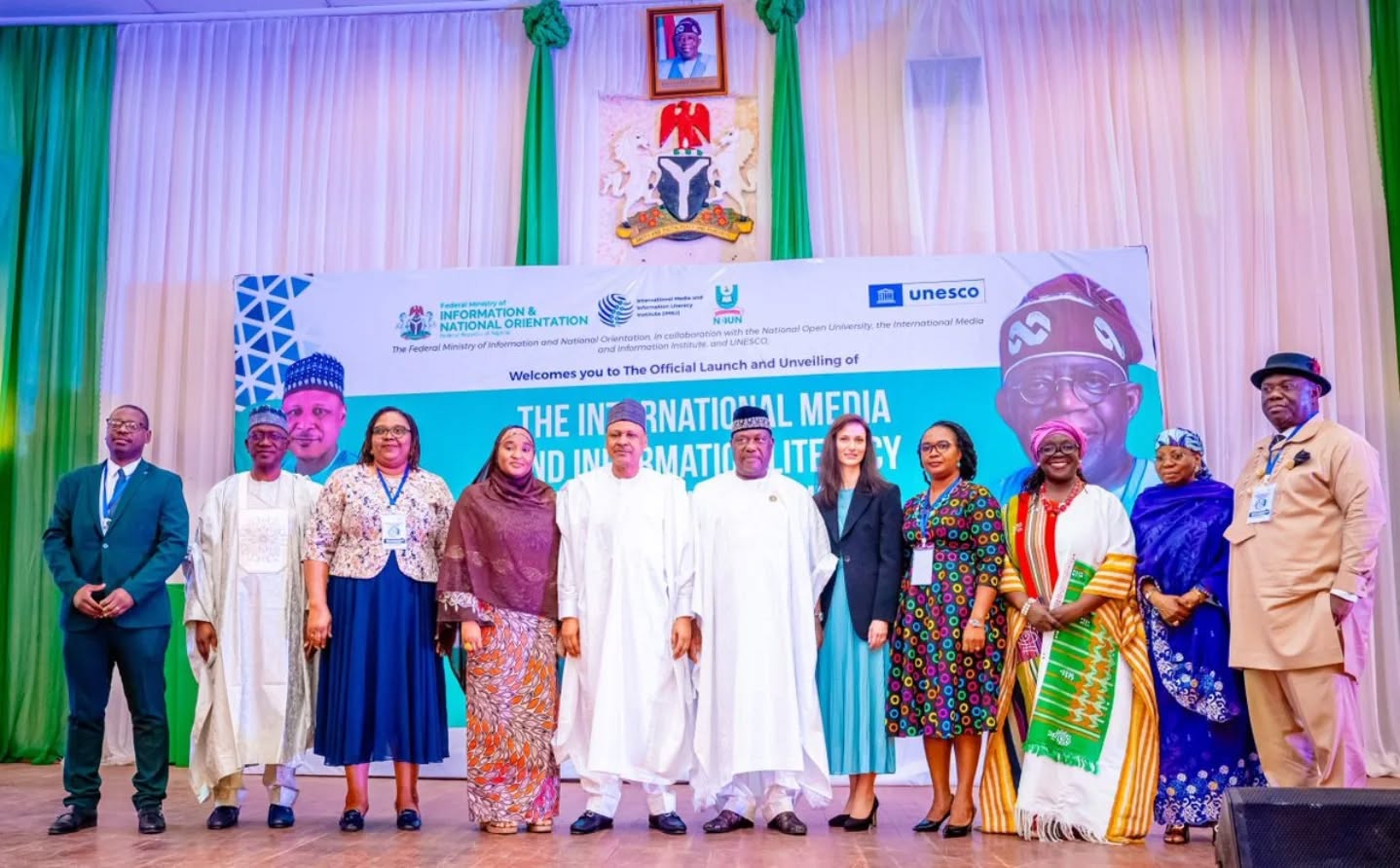 Official launch of the International Media and Information Literacy Institute with partners and dignitaries